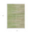 Tapis intérieur lavable rayé vert 8 pi x 10 pi