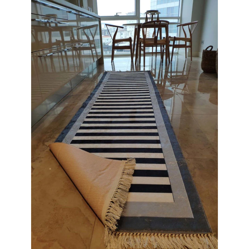 Tapis Maryemma avec envers antidérapant, Rectangle 3 pi 11 po x 8 pi 10 po