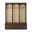 59'' Rustic Hall Tree With Bench-256610103