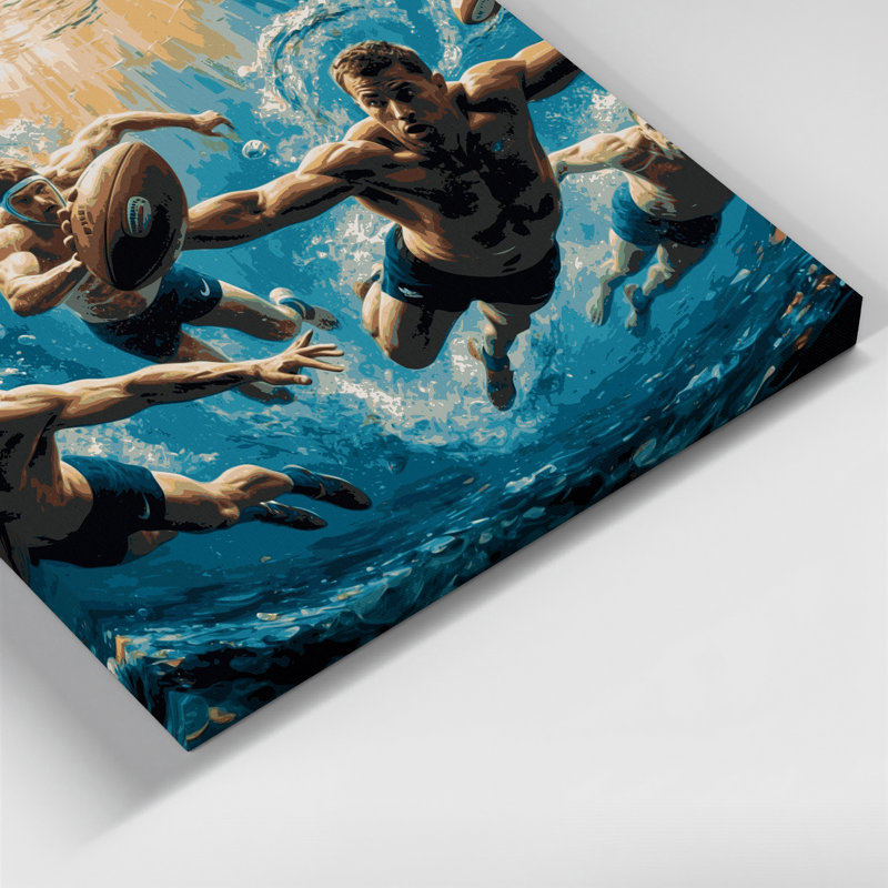 Art mural sur toile Sports, H 12 po x l 18 po