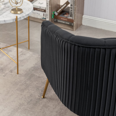 Mariantonietta Velvet Barrel Chair