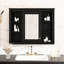 Armoire murale de salle de bain avec miroir, 35 po x 27,5 po, option de rangement polyvalente, armoire noire 35 po x 27,5 po, grande capacité de rangement, peinte