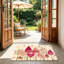 Tapis rose pour intérieur et extérieur 24 po x 36 po Valentine