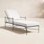Lucier 80'' Long Reclining Single Chaise Sunbwith Cushions-39267498