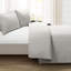 Quenby Gray Standard Cotton Reversible 3 Piece Quilt Set-25255004