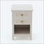 Table de chevet en rotin avec 2 tiroirs - Grande table de chevet 27 po Boho pour petits espaces et chambres à coucher