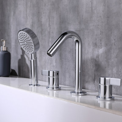 Martin 2 Handle Deck Roman Tub Faucet with Diverter