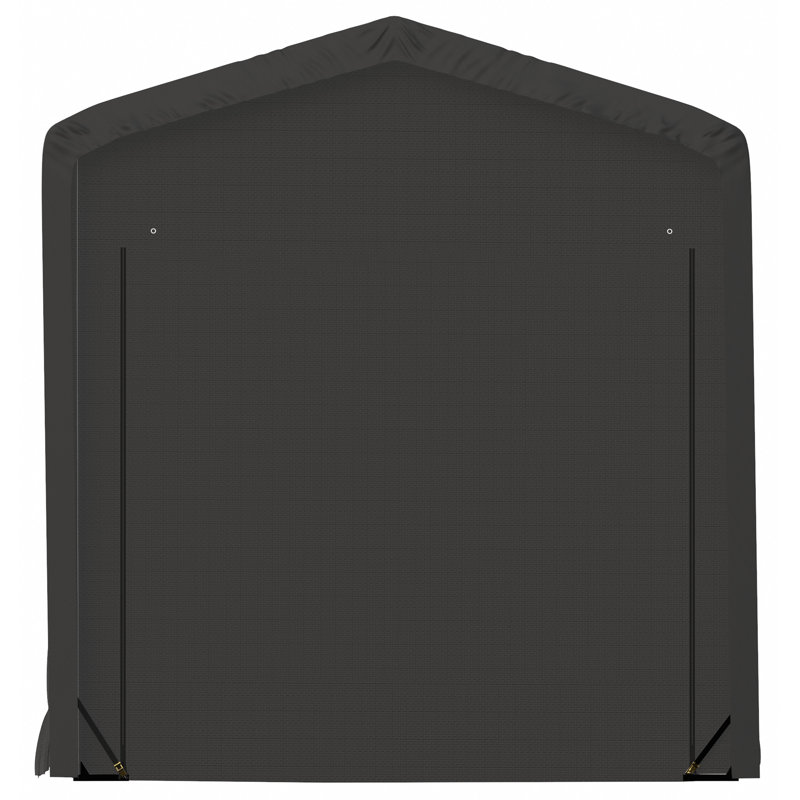 ShelterTube Wind and Snow-Load Rated Garage, 14x27x16 Grey