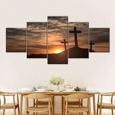 " Cross Silhouettes " 5 - Pieces