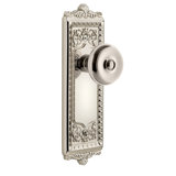 Grandeur Windsor Plate Double Dummy with Bouton Door Knob