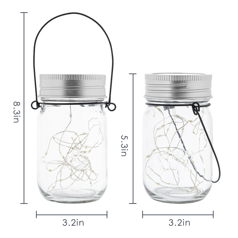 5.3'' Solar Powered Integrated LED Outdoor Lantern