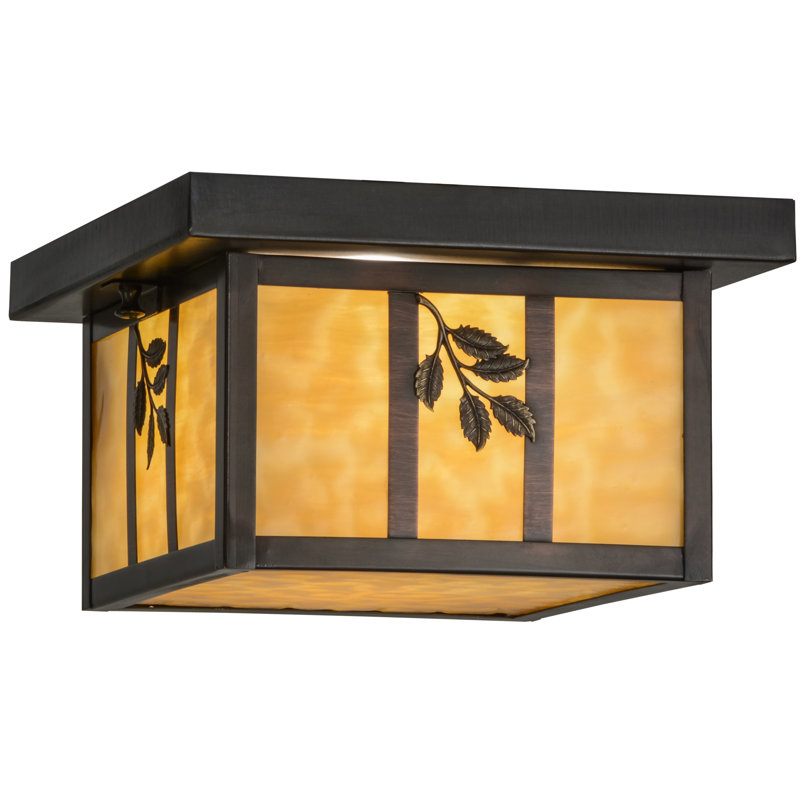 Rustic Lodge 1 - Light Flush Mount, Beige