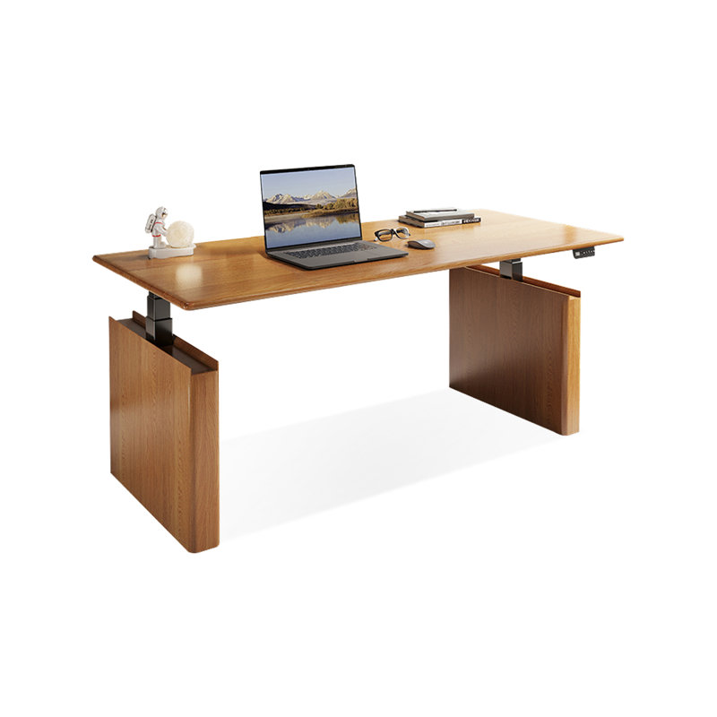 Bureaux rectangulaires en bois massif, H 23,62 po x l 62,99 po x P 27,56 po