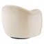 Fauteuil pivotant en velours Compose Performance-105239525