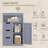 Brigit Free-Standing Bathroom Cabinet with Adjustable Shelf, 3 Drawers and a Niche-1787165182-1870555992