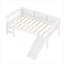 Lit plateforme simple à profil bas avec lit simple en mélange de bois blanc classique XL pour l'organisation de petites chambres à coucher