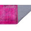 Tapis moderne fabriqué à la main fuchsia moderne
