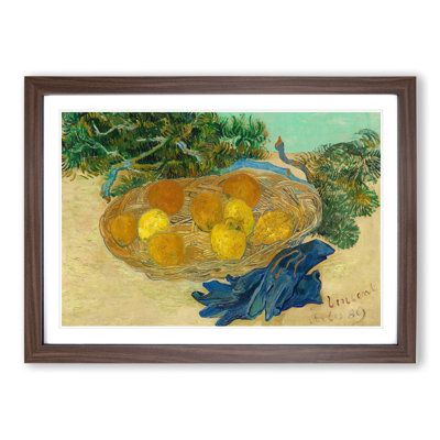 Still Life of Oranges and Lemons by Vincent Van Gogh - Picture Frame Painting