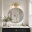 Applique murale pour salle de bain 2 lumières Modern Glam