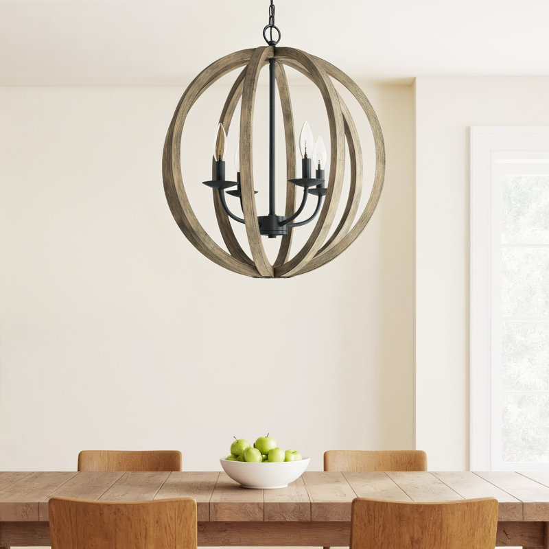 Maxwell Iron 4-Light Chandelier