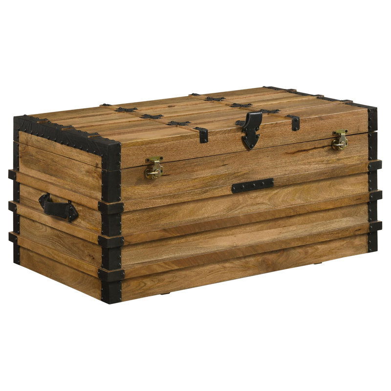 Francene Solid Wood Accent Trunk