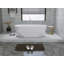 Baignoire de trempage autoportante en acrylique 67 po. X 32 po. Turner