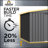 Essential 5X3 Steel Shed Charcoal-112511452