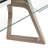 Breck Extendable Glass Top Dining Table