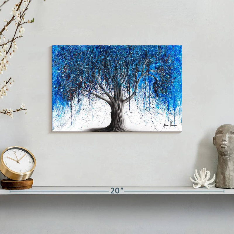 Harnek Blue Moonlight Tree, 8" H x 12" W