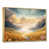 Toile avec cadre flottant or