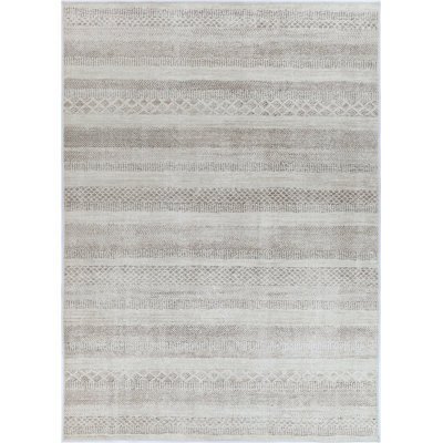 Tapis beige tressé