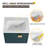 Brooke 24'' Single Bathroom Vanity with Ceramic Top, Wall Mounted Bathroom Vanity with Soft Close Door-1753100913