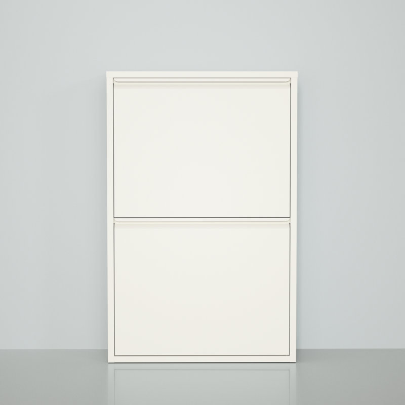 15 Gallons Trash Bin, White