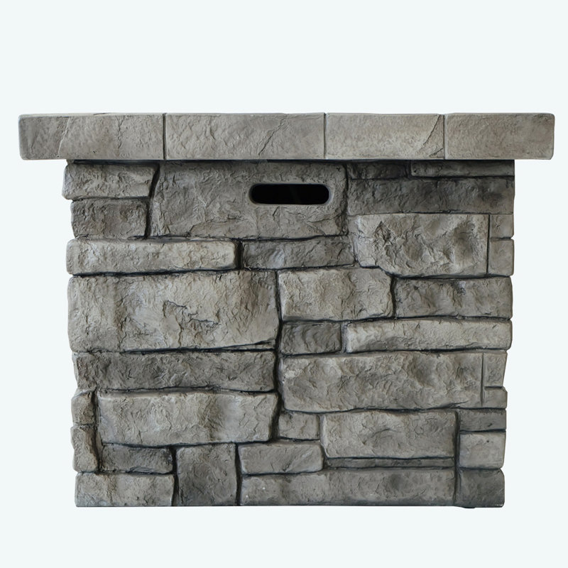 30" Outdoor Square MgO Propane Fire Pit