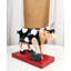 Figurine de collection Cow Parade, déesse de la mode, un taureau avec sac à main noir