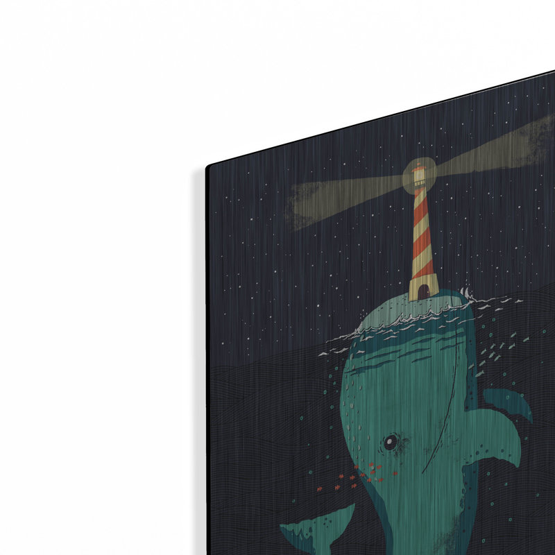 «King Of The Narwhals» par Michael Buxton, H 16 po x l 12 po
