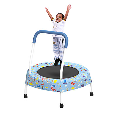 28Inch Toddler Trampoline For Kids 1 Year Plus With Handle