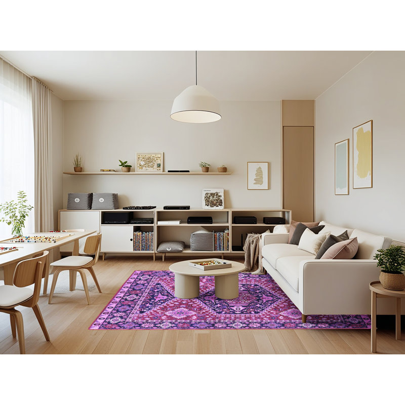 Oriental Indoor Rug, Rectangle 7' x 9'