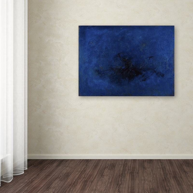 « deep blue », reproduction d’art sur toile tendue, H 14 po x l 19 po x P 2 po
