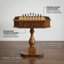 Table de jeu réversible Cherry Chess Checker