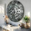 Solid Wood Wall Clock-1863256110-1863256086