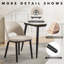 Linen Upholstered Dining Chairs in Beige