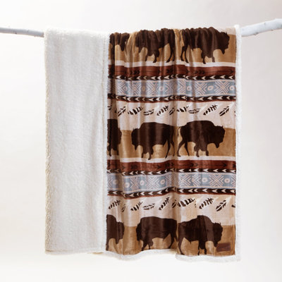 Couverture en sherpa Buffalo Buffalo Southwestern