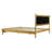 Premium Rubber Wood Platform Bed Frame Bed Frame With Headboard Included, Mid Century Modern Bed-1807377606-1807377611
