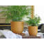 Petit pot de fleurs en céramique émaillée à motif nid d'abeille - Intérieur/Extérieur-40040388
