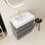 Meuble-lavabo simple 30 po avec comptoir Romen-1744203601-1744203614