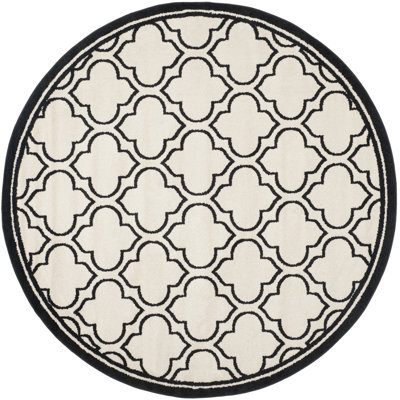 Ammundsen Geometric Ivory/Anthracite Area Rug