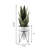 15.25 " H Faux Snake Plant in Ceramic Pot