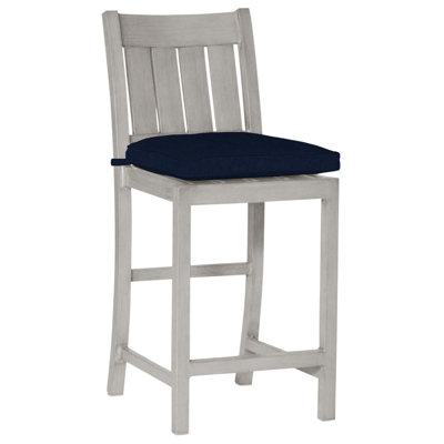 Club 24" Patio Bar Stool with Cushion