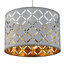 35CM Diamond Stencil Cut Cotton Shade